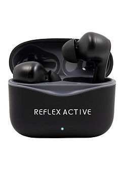 Reflex Active Pro Noise Cancelling True Wireless Stereo Earbuds - Satin Black
