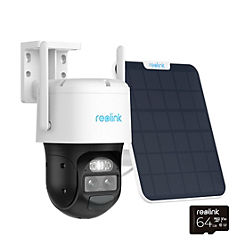 Reolink 4MP Dual-Lens with Auto-track&focus PTZ Spotlight 2.4/5GHz Wi-Fi Wireless Trackmix Camera with 64GB SD Card