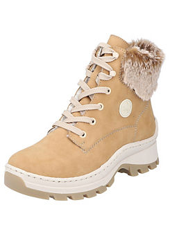 Rieker Faux Leather Winter Boots