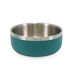 Rosewood Premium Double-Wall Stainless Steel Pet Food Bowl 1200ml - Teal