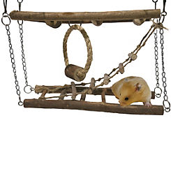Rosewood Small Animal Activity Suspension Bridge for Hamsters and Mice