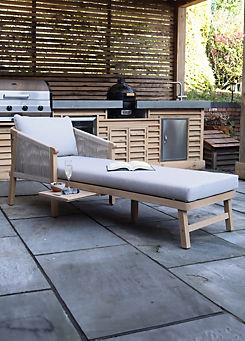 Royalcraft Roma Sun Lounger with Tray