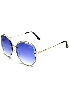 STORM London Ladies ’Deipyle’ Oversized Silver Tone Metal Sunglasses