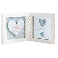 Said With Sentiment Sister Hinged Photo Frame