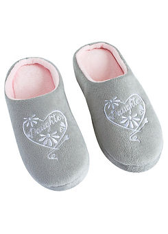 Said With Sentiment Slippers - Daughter