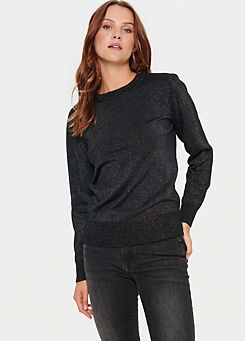 Saint Tropez Kila Long Sleeve Shimmer Pullover