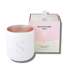 Sanctuary Spa Lily And Rose Scented Candle