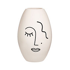 Sass & Belle Abstract Face Large Vase