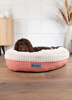 Scruffs Ellen Dog/Cat Donut Ring Bed - Terracotta