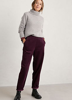 Seasalt Cornwall Purple Porfell Trousers