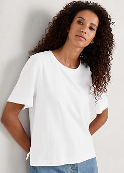 Seasalt Cornwall White Short Sleeve Copseland T-Shirt
