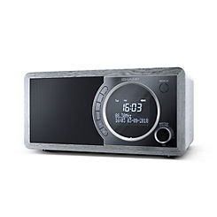 Sharp DR-450(GR) Digital Radio DAB+ & FM with Bluetooth & LED Display - Grey