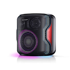 Sharp PS-919(BK) 130W Portable Party Speaker System with Bluetooth Music Streaming