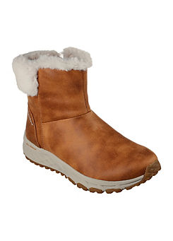 Skechers Escape Plan Cosy Collab Zip-Up Boots