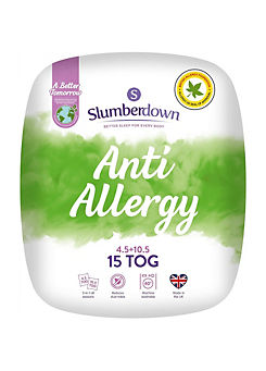 Slumberdown Anti Allergy 15 Tog Duvet (10.5 & 4.5 Tog)