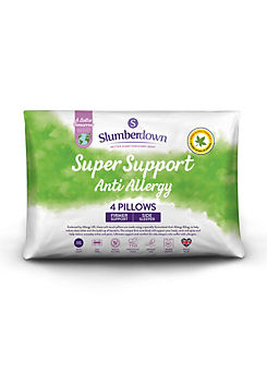 Slumberdown Anti Allergy Super Support Pack of 4 Pillows