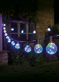 Smart Garden Set of 10 Connectable Firefly Multi Coloured Festoon Lights