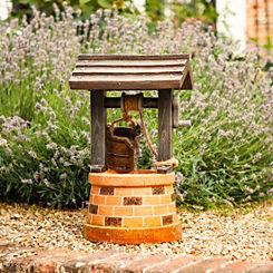 Smart Garden Solar Powered Wishing Well Garden Water Feature Fountain