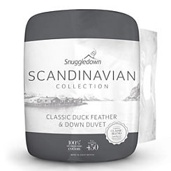 Snuggledown Scandinavian Duck Feather & Down 10.5 Tog All Year Duvet