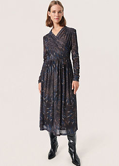 Soaked in Luxury Jeremina Long Sleeve Midi Dress