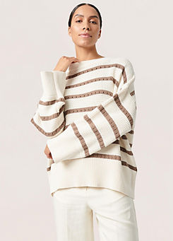 Soaked in Luxury Ravalina Stripes Casual Fit Pullover
