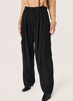 Soaked in Luxury Shirley Wide Leg Cargo Trousers