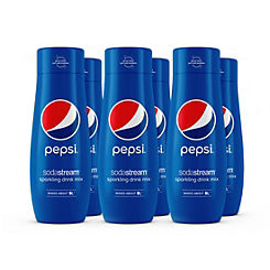 Sodastream Pepsi Flavour Concentrate 440 Ml - Six Pack