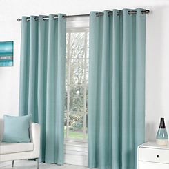 Sorbonne Pair of Eyelet Lined Curtains