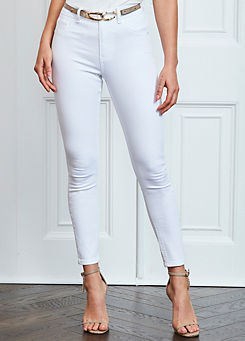 Sosandar White Perfect Skinny Jeans
