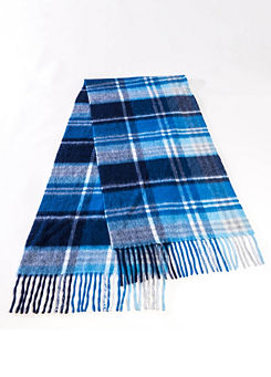 Spence Bryson Men’s Check Design Lambswool Scarf
