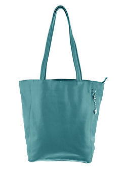 Storm London Fiorella Large Leather Tote Bag - Teal