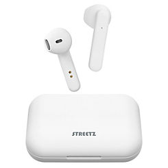 Streetz True Wireless Earbuds Matte - White