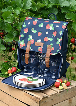 Summerhouse by Navigate Strawberries & Cream 4 Person Filled Backpack