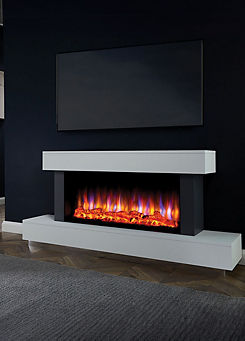 Suncrest Madison Low Level Electric Fireplace Suite