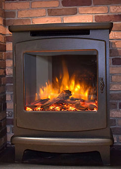 Suncrest Mitford Electric Freestanding Stone Fire
