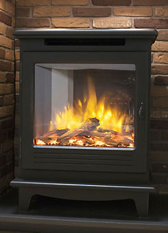 Suncrest Morpeth Electric Freestanding Stone Fire