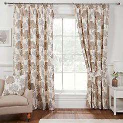 Sundour Coppice Pair of Pencil Pleat Lined Curtains