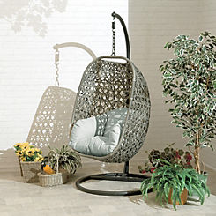 Suntime Brampton Rattan Style Hanging Cocoon Chair