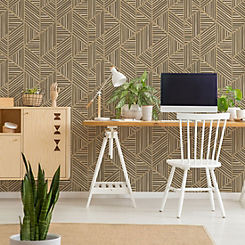 Superfresco Easy Scandi Slat Panel Natural Wood Wallpaper