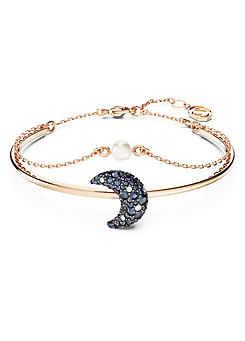 Swarovski Luna Moon Pearl Bangle Bracelet