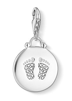 THOMAS SABO Charm Club Baby Footprints Disc Charm