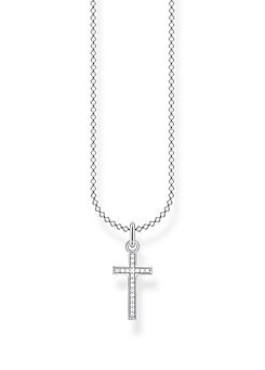 THOMAS SABO Pave Cross Necklace