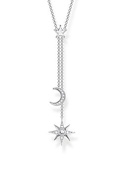 THOMAS SABO Star and Moon Necklace
