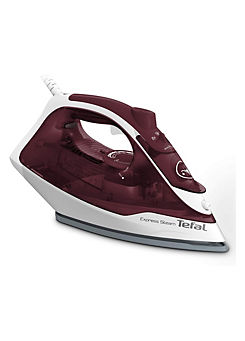 Tefal Express Steam FV2869 Steam Iron - White & Ruby Red