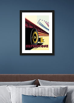 The Art Group Zoom F1 Silverstone Framed Print
