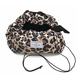 The Flat Lay Co. Leopard Open Flat Makeup Bag