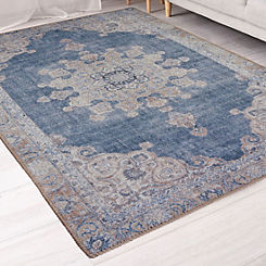 The Homemaker Rugs Collection Opal Vintage Printed Recycled Rug