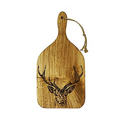 The Just Slate Company Engraved Small Hanging Paddle Stag Prince