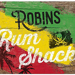 The Original Metal Sign Company Personalised- Rum Shack Metal Sign for the Home