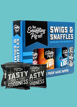 The Snaffling Pig Co. Swigs & Snaffles Beer & Pork Crackling Gift Set